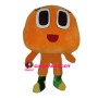 Big Eyes Orange Baby Mascot Costume