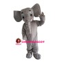 Lively Grey Little Elephant Mascot Costume