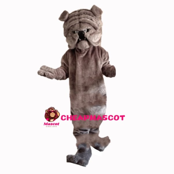 Crumpled Shar Pei Dog Mascot Costume