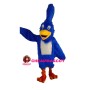 Blue Furry Woodpecker Mascot Costume