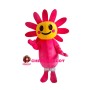 Splendid Pink Sunflower Mascot Costume