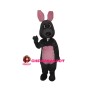 Grey Mouse With Pink Ears Mascot Costume