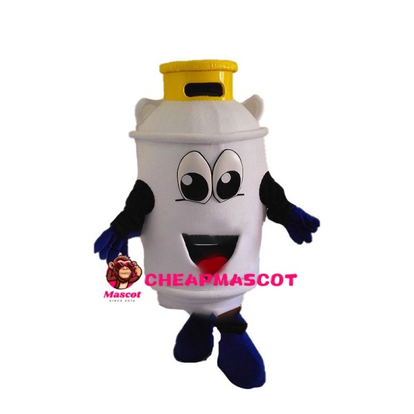 White Gas Tank Mascot Costume