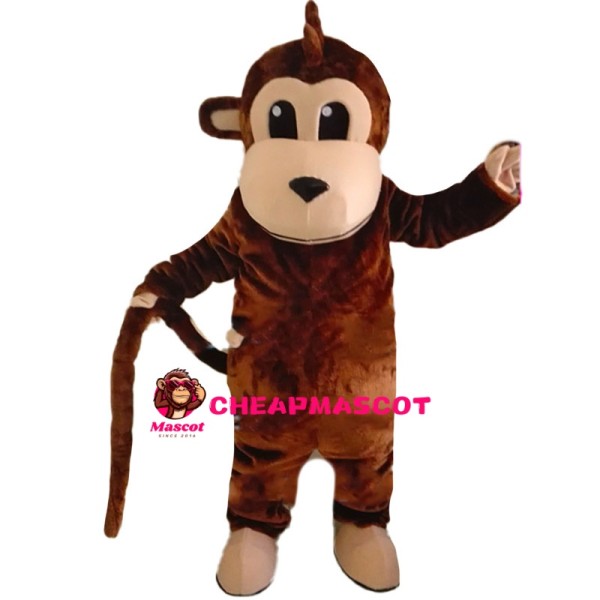 Monkey Holding Tail Mascot Costume