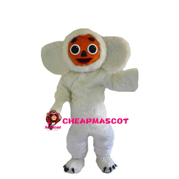 White Small Macaque Mascot Costume