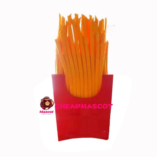 Packet Of Golden Fries Mascot Costume