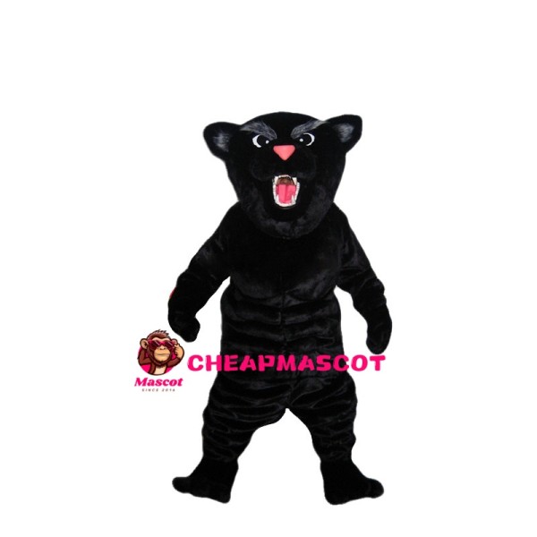 Roaring Black Panther Mascot Costume