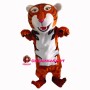 Funny Tiger With Big Head Mascot Costume
