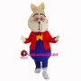 Knowledgeable Rabbit Professor Mascot Costume