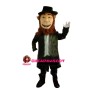 Polite Bearded Gentleman Mascot Costume