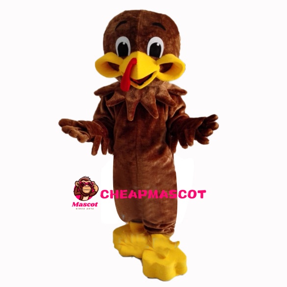 Brown Big Bird Mascot Costume