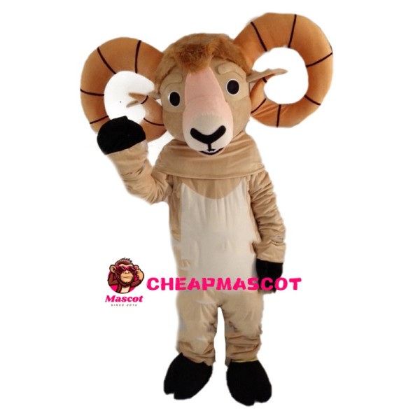 Goat With Circle Shaped Claws Mascot Costume