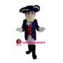 Square Face Noble Gentleman Mascot Costume