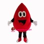 Lovely Red Water Drop Mascot Costume