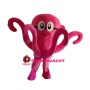Swimming Pink Octopus Mascot Costume