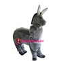 Grey Donkey Mascot Costume