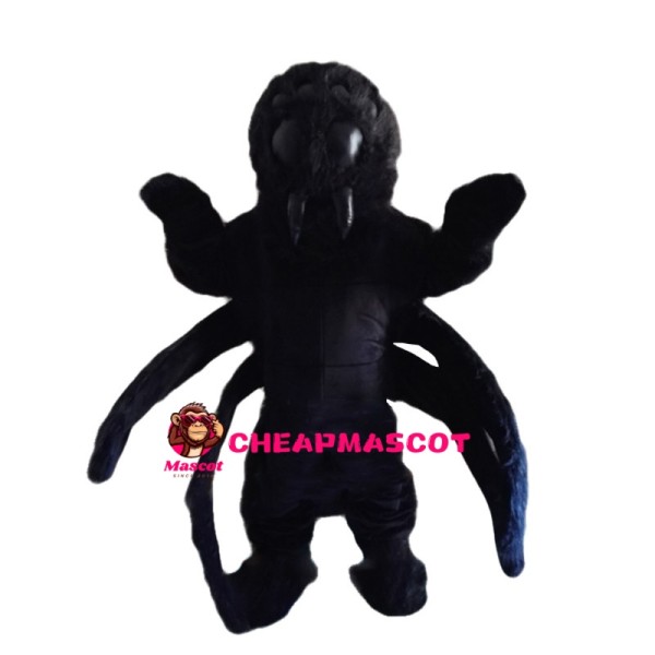 Large Black Spider Mascot Costume