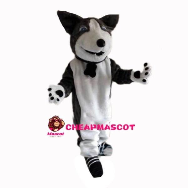 Frank Dog With Collar Mascot Costume