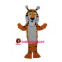Jumping Tiger With Blue Nose Mascot Costume