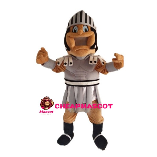 Thrilled Manly Soldier Mascot Costume