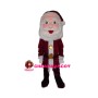 Santa Claus With Buttons Coat Mascot Costume