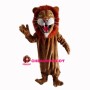 Scary Lion With Red Brown Mane Mascot Costume