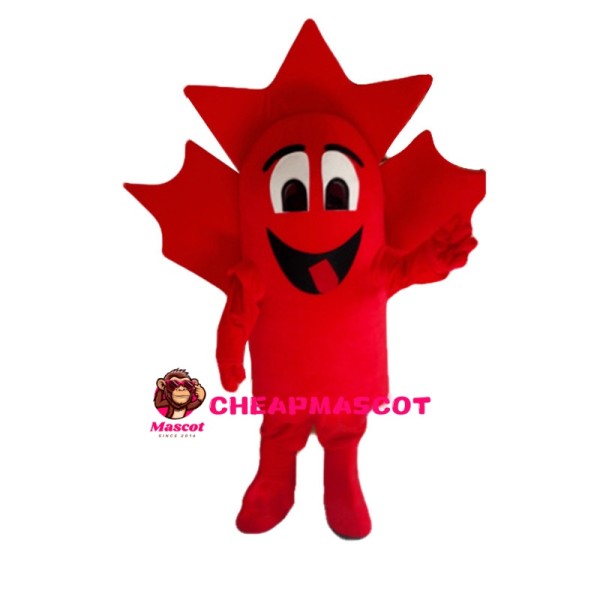 Red Maple Leaf Mascot Costume