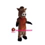 Brown Wild Boar Mascot Costume