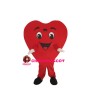 Cartoon Red Heart Mascot Costume