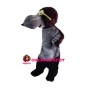 Long Mouth Wolf With Yellow Glasses Mascot Costume