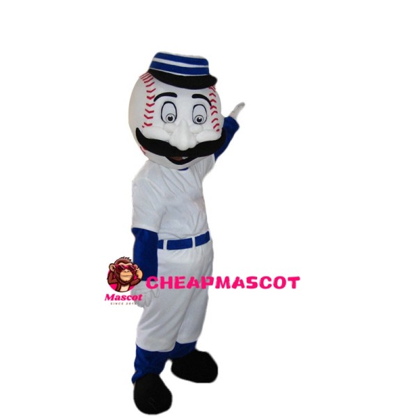 Tennis Ball Shaped Head Doll Mascot Costume
