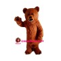 Manic Hairy Brown Bear Mascot Costume