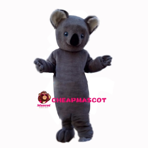 Lovable Grey Koala Mascot Costume