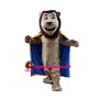 Affable Lion King With Cloak Mascot Costume