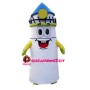 White Tall Tower Mascot Costume