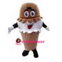 Chocolate Cone Ice Cream Mascot Costume