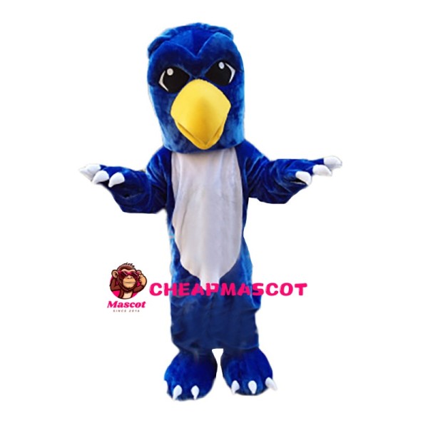 Blue & White Psittacosaurus Mascot Costume
