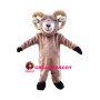 Mild Brown Ram Mascot Costume