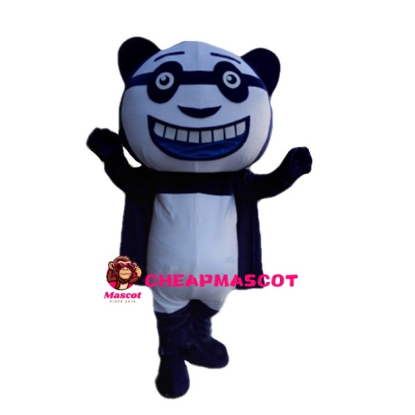 Big Mouth Panda Man Mascot Costume