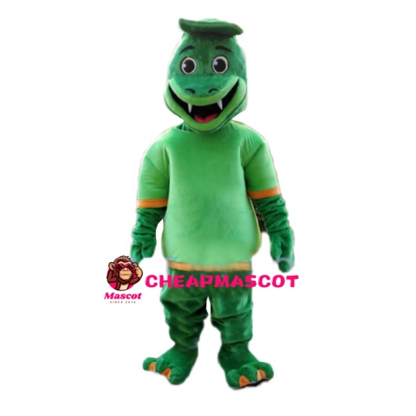 Harmless Green Snake Mascot Costume