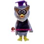 Clever Doctor Owl Mascot Costume