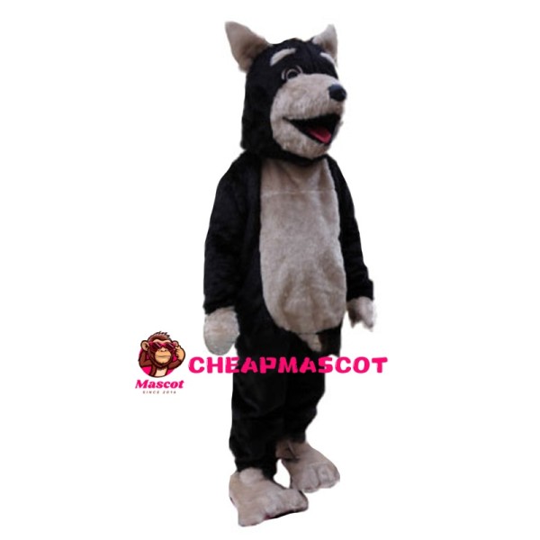 Honest Adorable Black Dog Mascot Costume