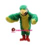 Green & Yellow Hairy Eagle Mascot Costume