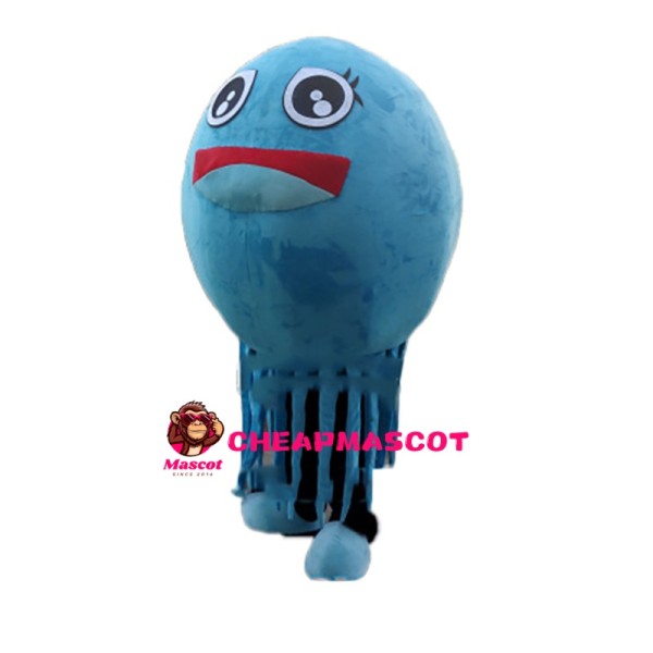 Sky Blue Lovely Jellyfish Mascot Costume