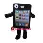 Black Cell Phone Mascot Costume