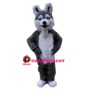 Furry Wolf With Light Blue Eyes Mascot Costume