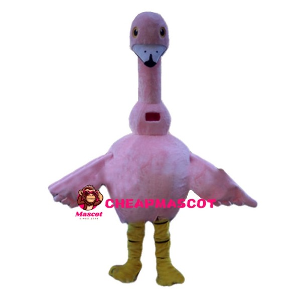 Small Pink Ostrich Mascot Costume