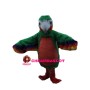 Green & Orange Woodpecker With Soft Fur Mascot Costume