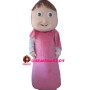 Female Worker On Ranch Mascot Costume