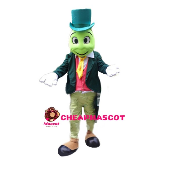 Gentleman Snake With Suit Mascot Costume